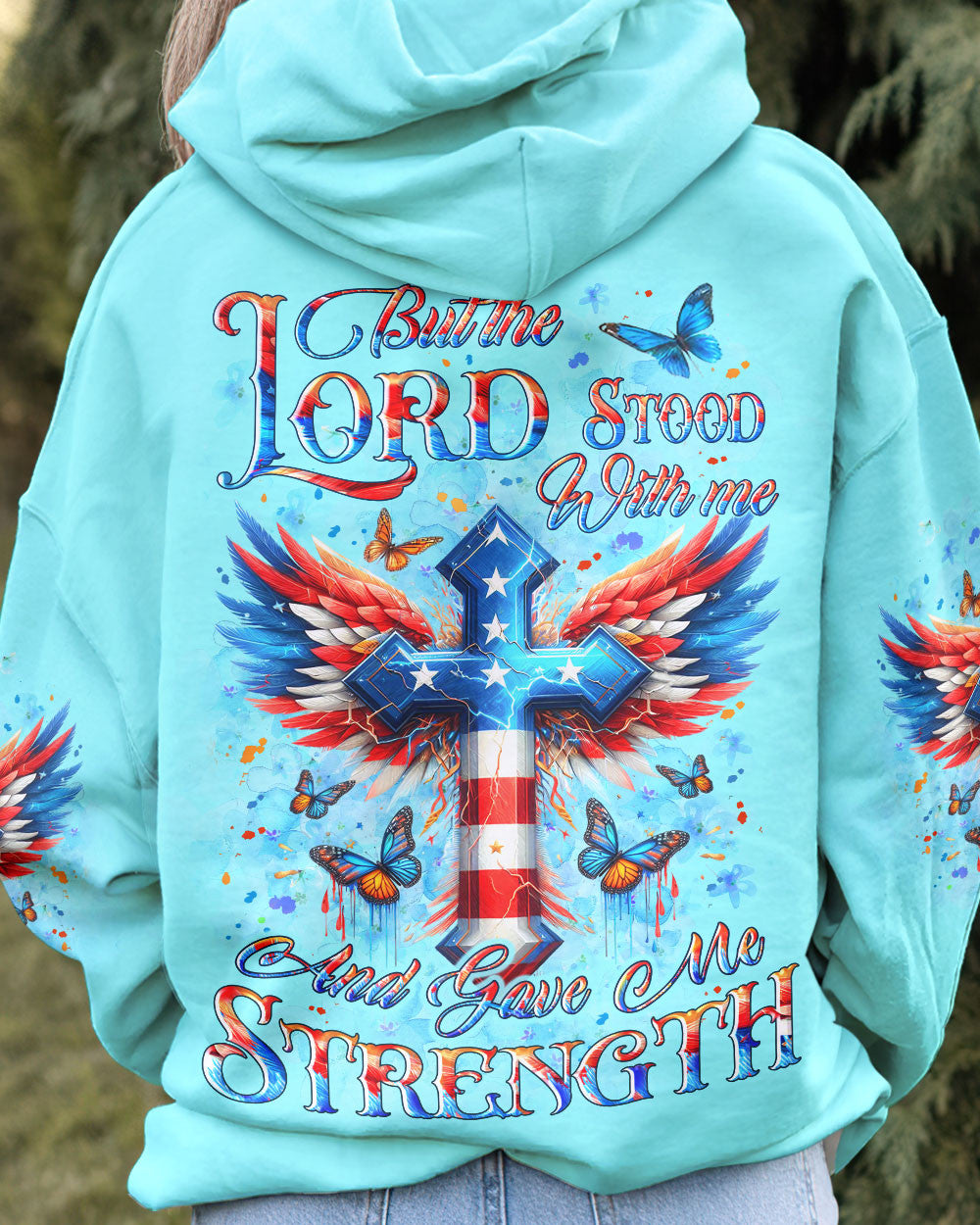 But The Lord Stood With Me Women's All Over Print Shirt - Yhlt1312233, easychoo.com