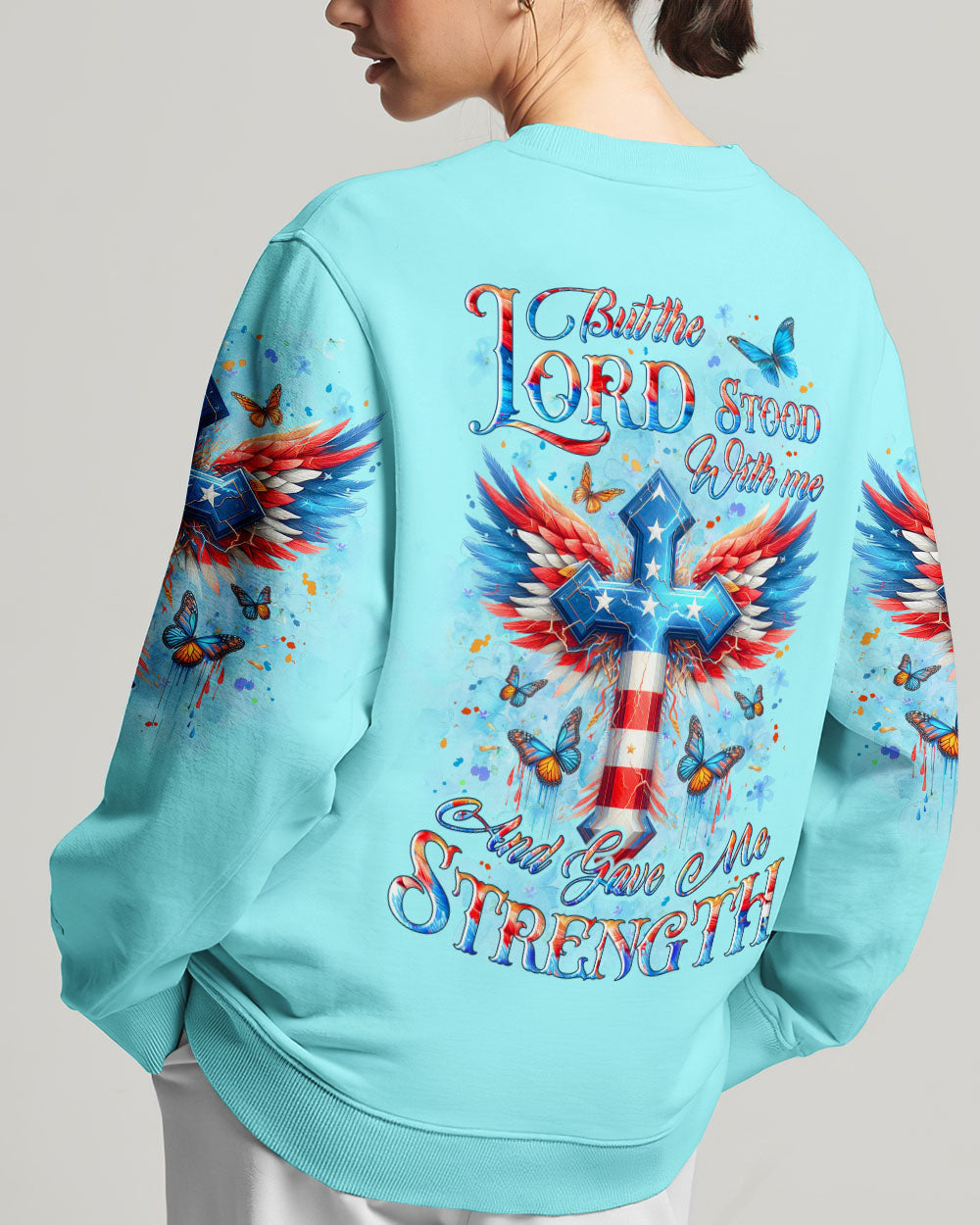 But The Lord Stood With Me Women's All Over Print Shirt - Yhlt1312233, easychoo.com