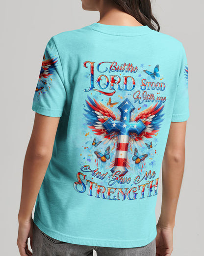 But The Lord Stood With Me Women's All Over Print Shirt - Yhlt1312233, easychoo.com