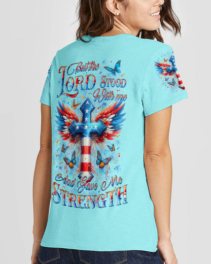 But The Lord Stood With Me Women's All Over Print Shirt - Yhlt1312233, easychoo.com