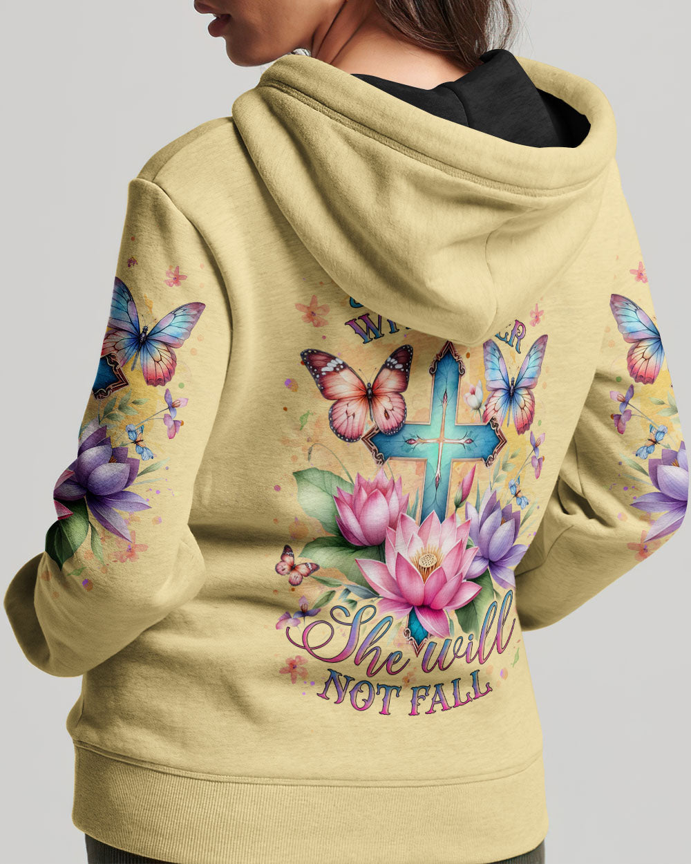 God Is Within Her Women's All Over Print Shirt - Yhlt0512232, easychoo.com