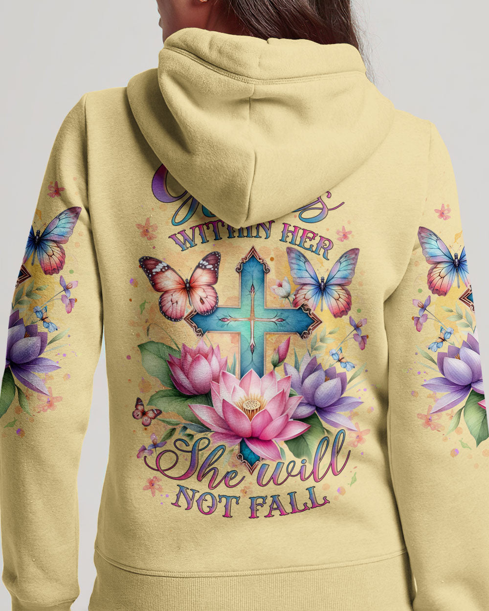 God Is Within Her Women's All Over Print Shirt - Yhlt0512232, easychoo.com