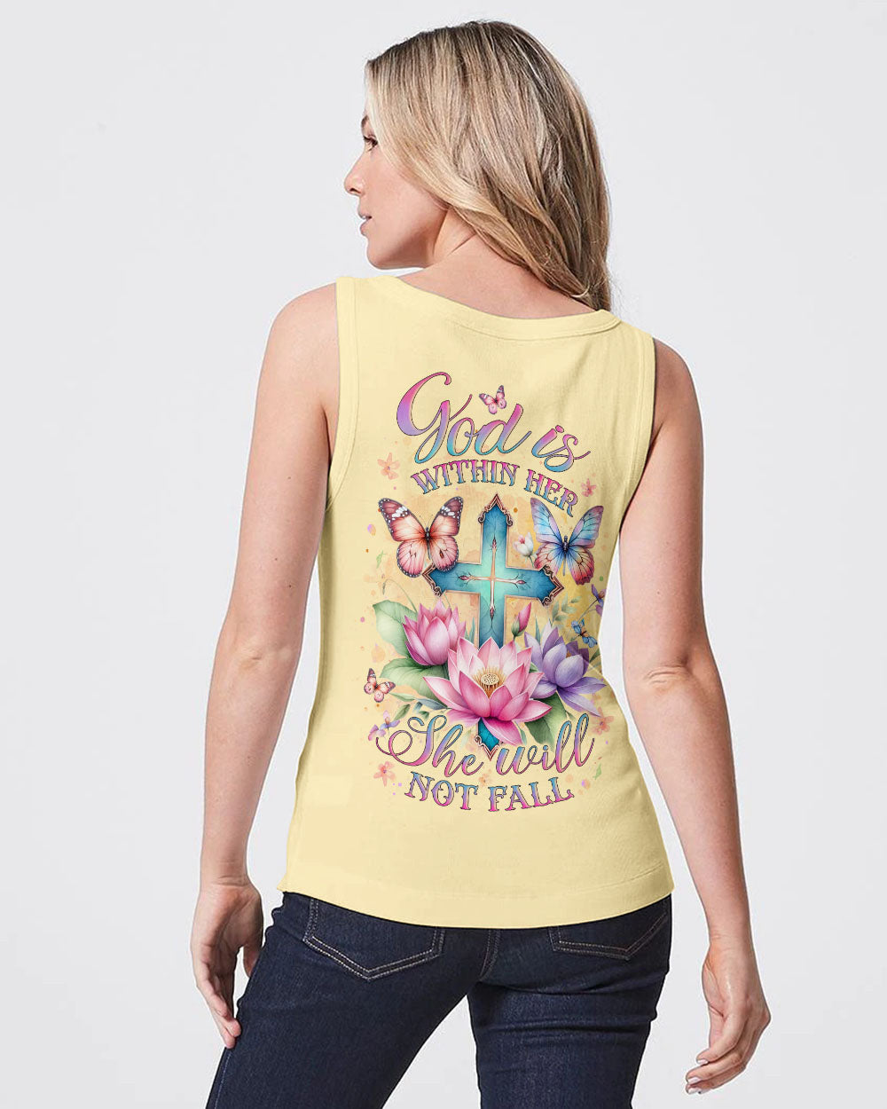 God Is Within Her Women's All Over Print Shirt - Yhlt0512232, easychoo.com