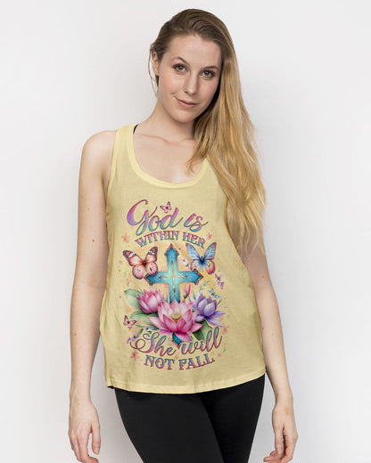 God Is Within Her Women's All Over Print Shirt - Yhlt0512232, easychoo.com
