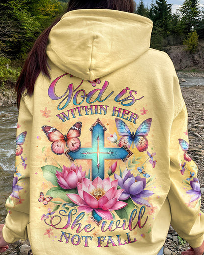 God Is Within Her Women's All Over Print Shirt - Yhlt0512232, easychoo.com