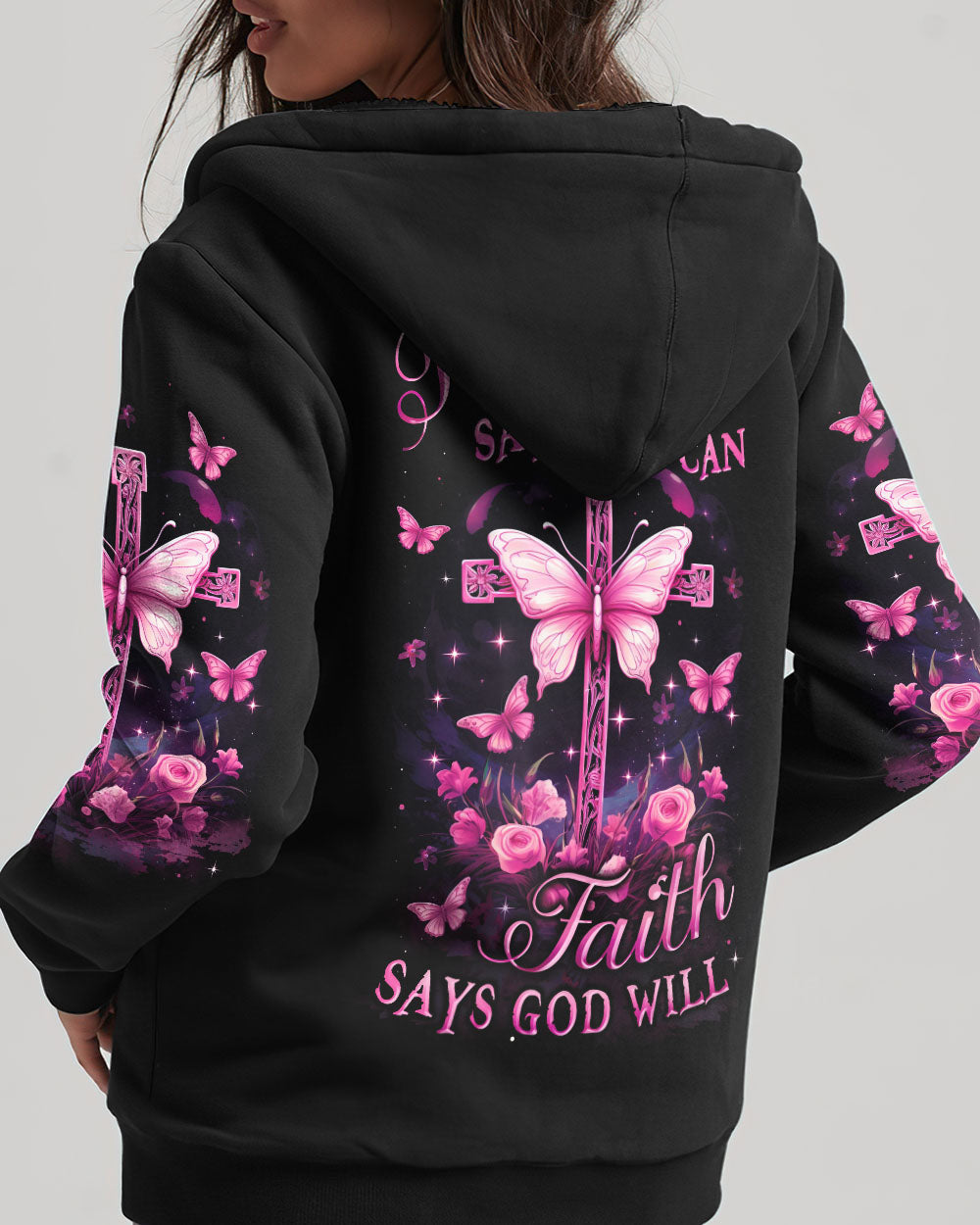 Hope Says God Can Women's All Over Print Shirt - Yhlt811234, easychoo.com