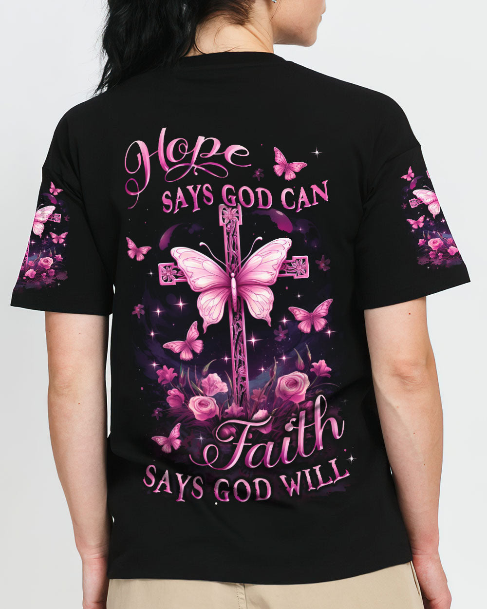Hope Says God Can Women's All Over Print Shirt - Yhlt811234, easychoo.com
