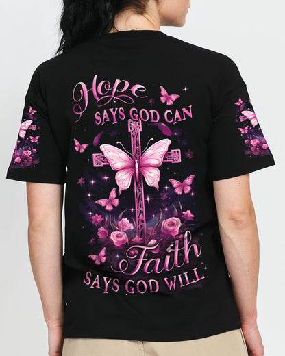 Hope Says God Can Women's All Over Print Shirt - Yhlt811234, easychoo.com