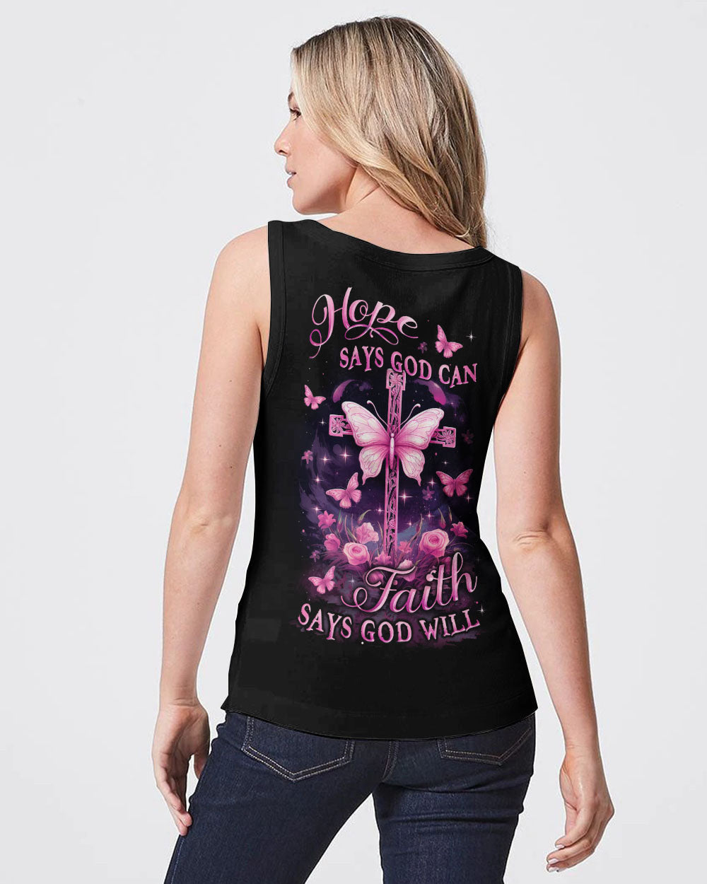 Hope Says God Can Women's All Over Print Shirt - Yhlt811234, easychoo.com