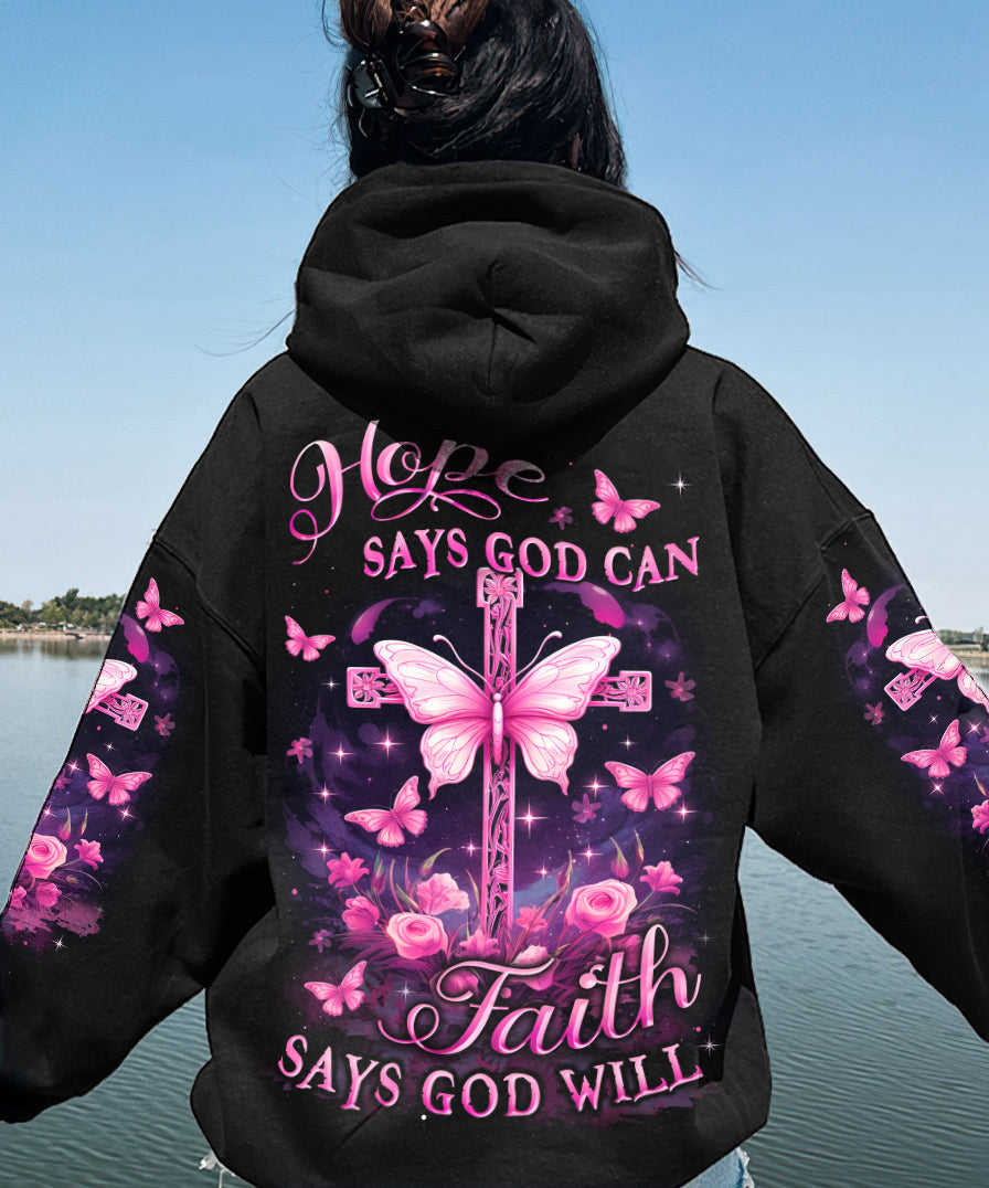 Hope Says God Can Women's All Over Print Shirt - Yhlt811234, easychoo.com