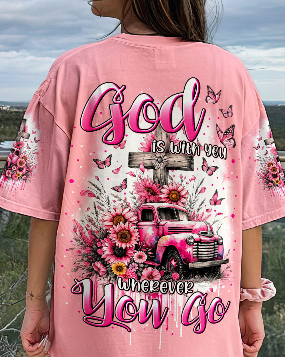 God Is With You Women's All Over Print Shirt - Tytm2911233, easychoo.com