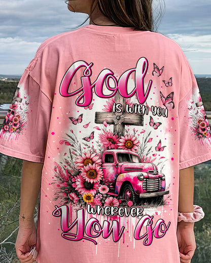 God Is With You Women's All Over Print Shirt - Tytm2911233, easychoo.com