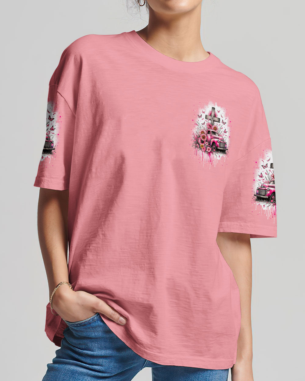 God Is With You Women's All Over Print Shirt - Tytm2911233, easychoo.com