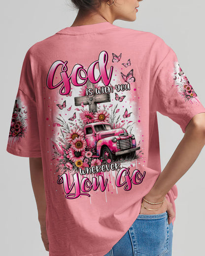 God Is With You Women's All Over Print Shirt - Tytm2911233, easychoo.com