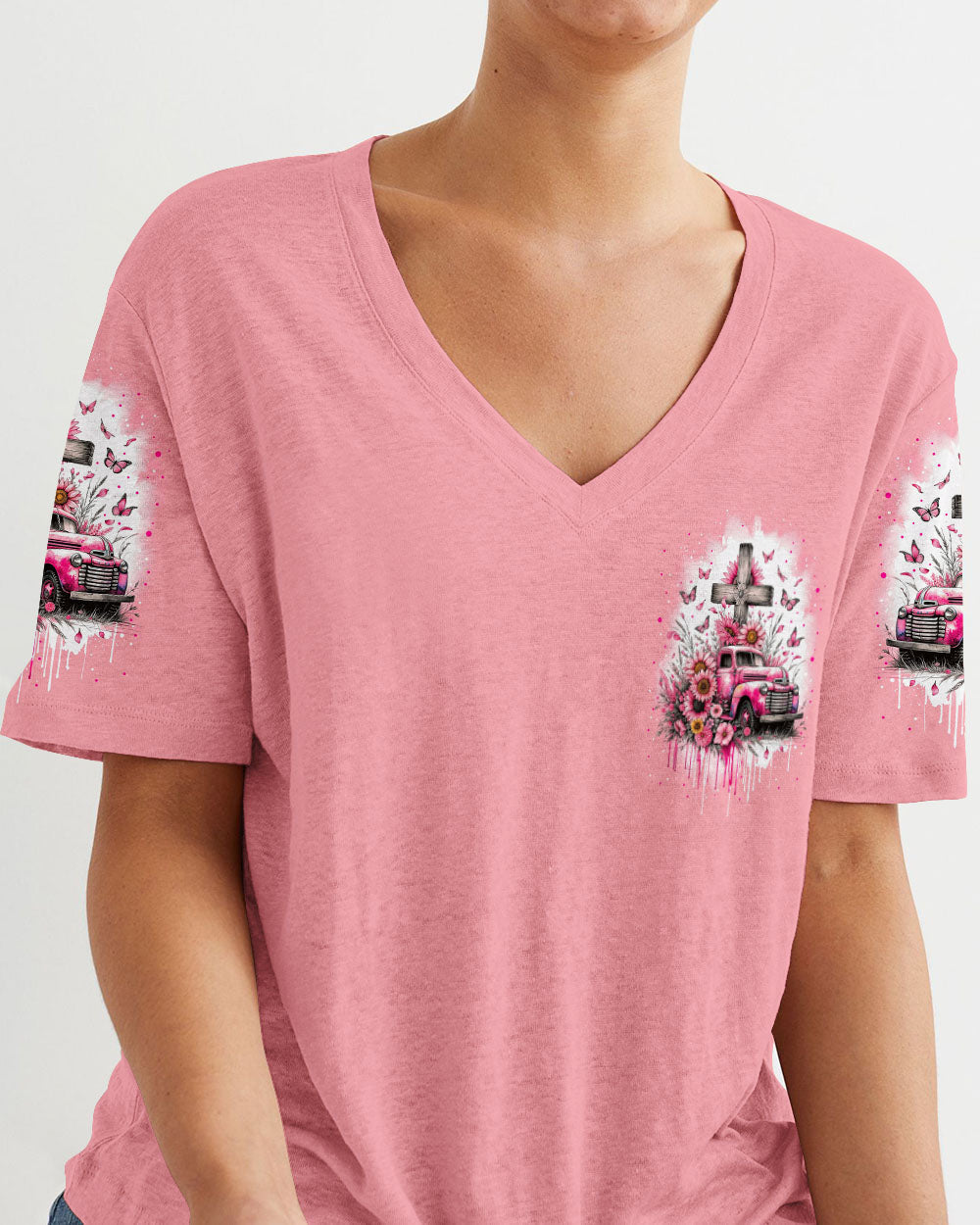 God Is With You Women's All Over Print Shirt - Tytm2911233, easychoo.com