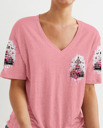 God Is With You Women's All Over Print Shirt - Tytm2911233, easychoo.com