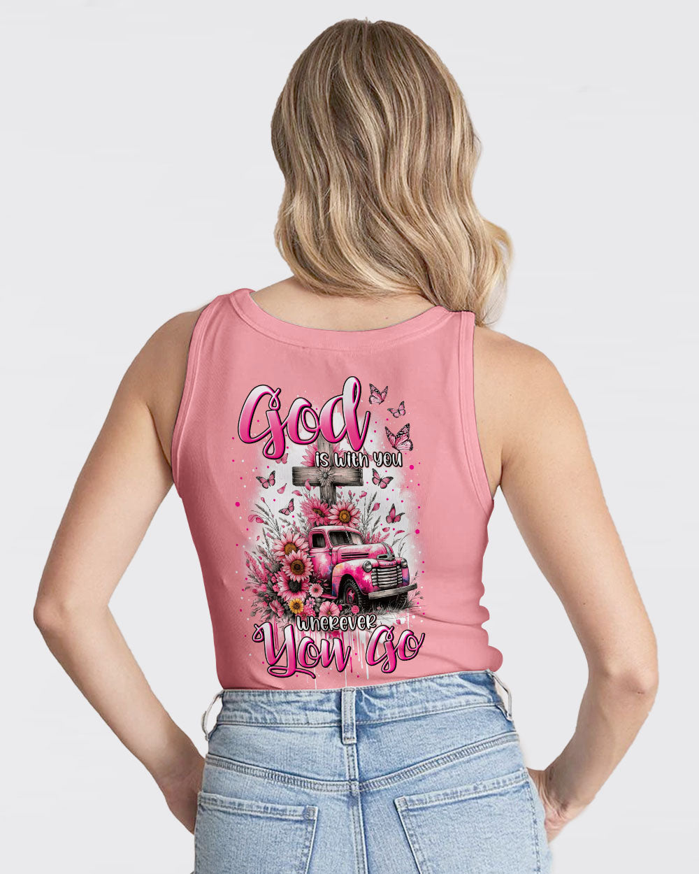 God Is With You Women's All Over Print Shirt - Tytm2911233, easychoo.com