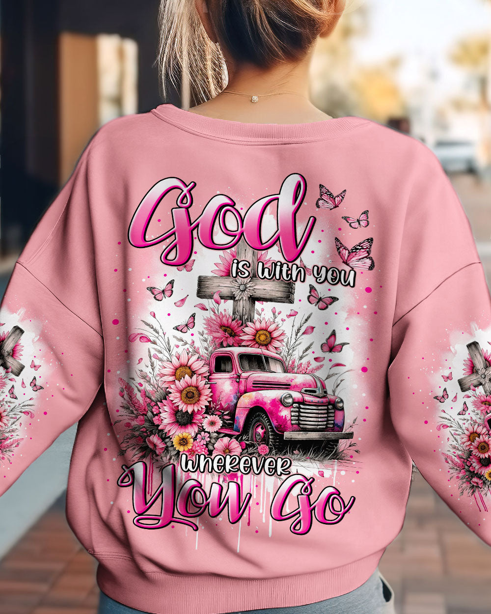 God Is With You Women's All Over Print Shirt - Tytm2911233, easychoo.com