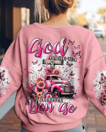 God Is With You Women's All Over Print Shirt - Tytm2911233, easychoo.com