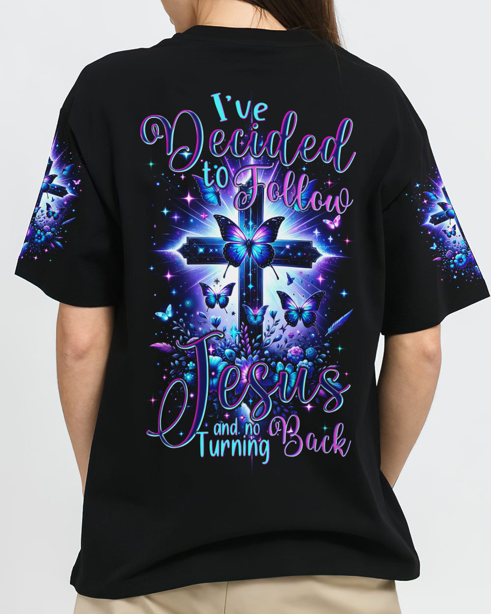 I�ve Decided To Follow Jesus Women's All Over Print Shirt - Tytm0102242, easychoo.com