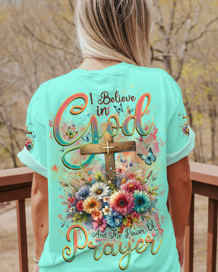 I Believe In God Women's All Over Print Shirt - Tlnz1011234, easychoo.com