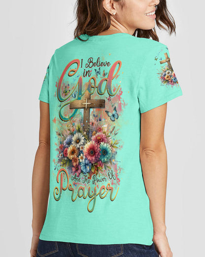 I Believe In God Women's All Over Print Shirt - Tlnz1011234, easychoo.com