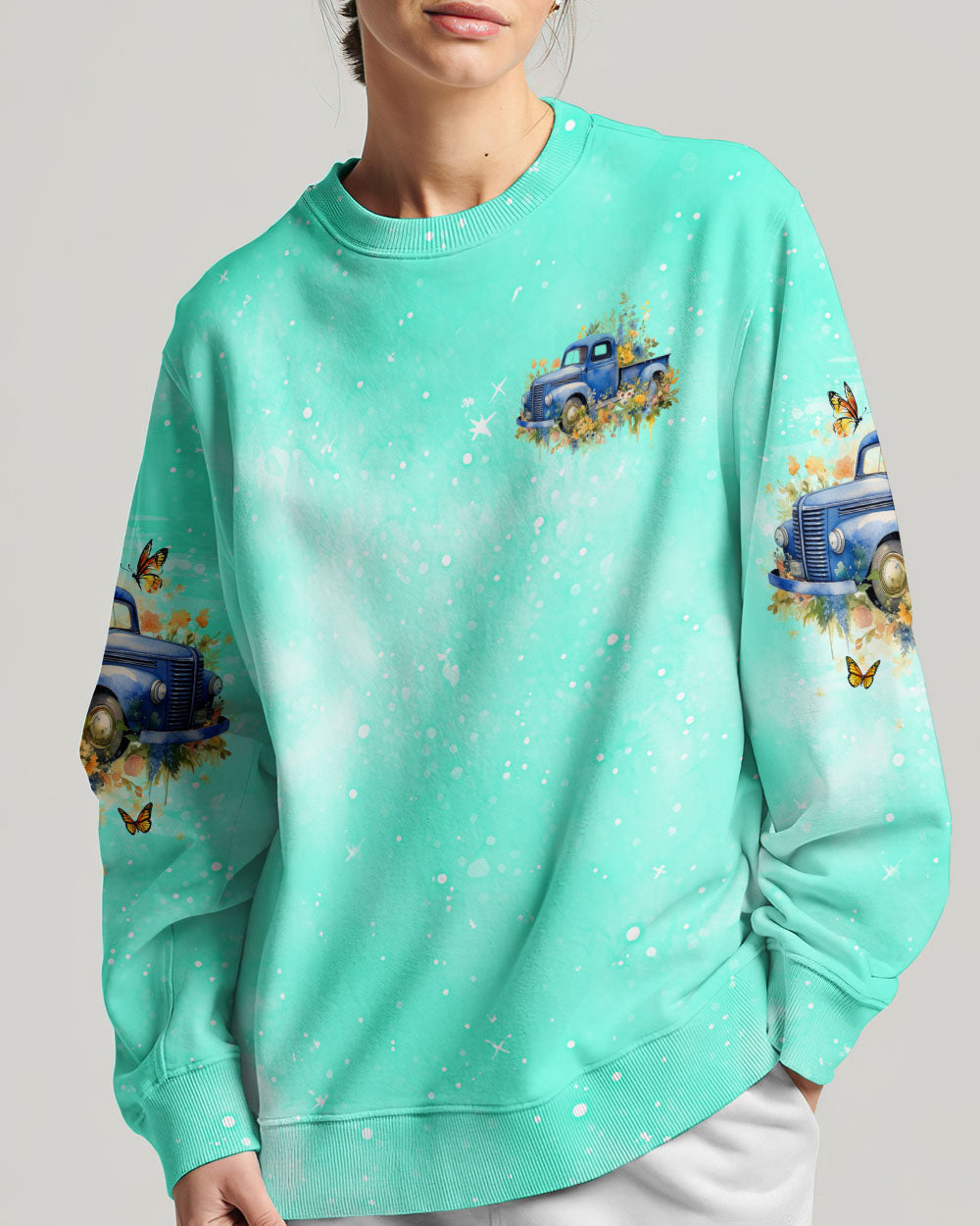 Jesus Take The Wheel Truck Women's All Over Print Shirt - Tlno0212233, easychoo.com