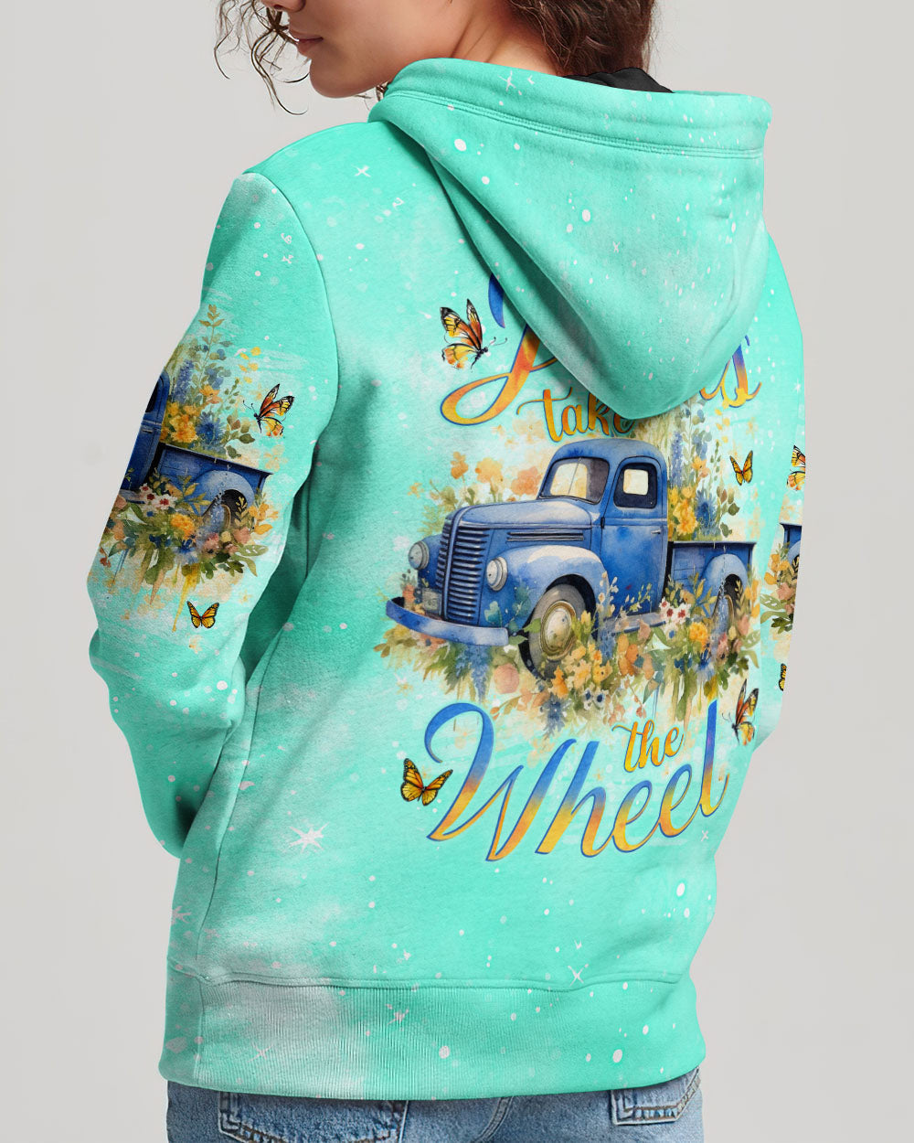 Jesus Take The Wheel Truck Women's All Over Print Shirt - Tlno0212233, easychoo.com