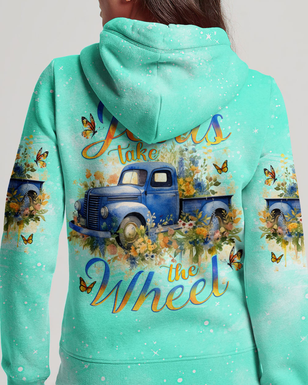 Jesus Take The Wheel Truck Women's All Over Print Shirt - Tlno0212233, easychoo.com