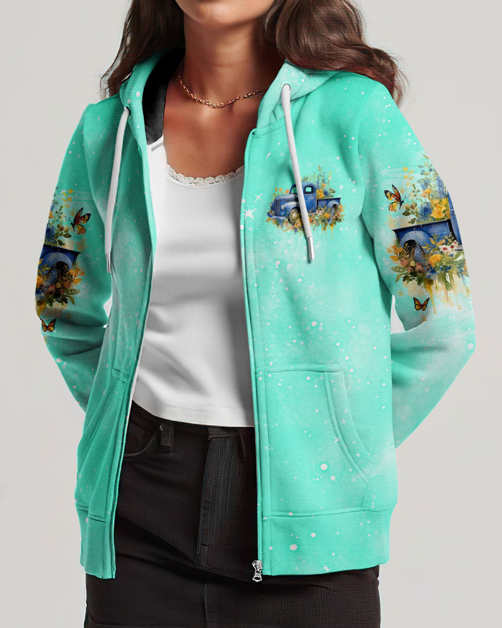 Jesus Take The Wheel Truck Women's All Over Print Shirt - Tlno0212233, easychoo.com