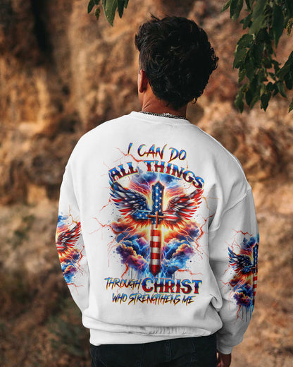 I Can Do All Things Cross Wings Men's All Over Print Shirt - Tltw3001243, easychoo.com