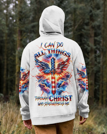 I Can Do All Things Cross Wings Men's All Over Print Shirt - Tltw3001243, easychoo.com