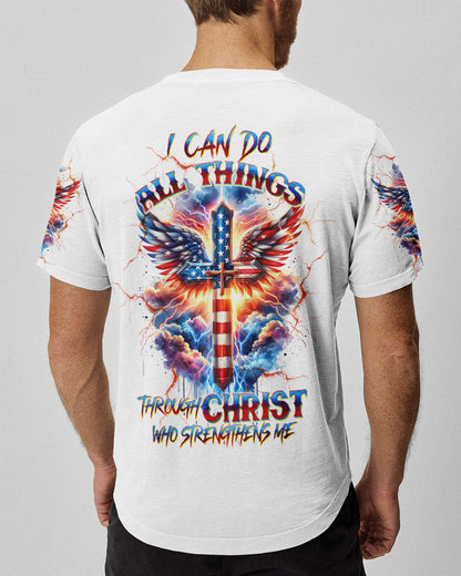 I Can Do All Things Cross Wings Men's All Over Print Shirt - Tltw3001243, easychoo.com