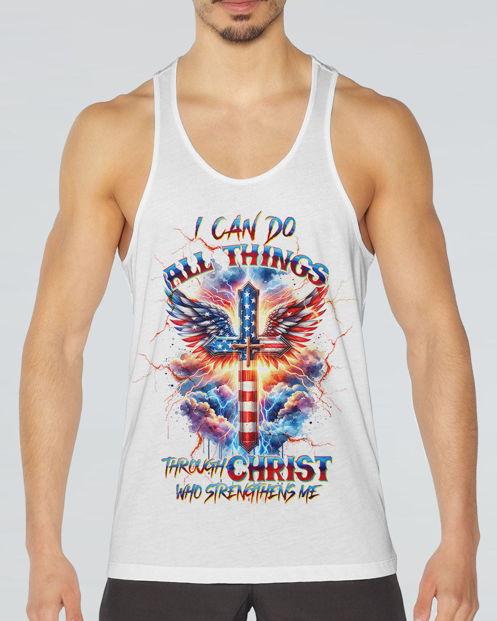 I Can Do All Things Cross Wings Men's All Over Print Shirt - Tltw3001243, easychoo.com