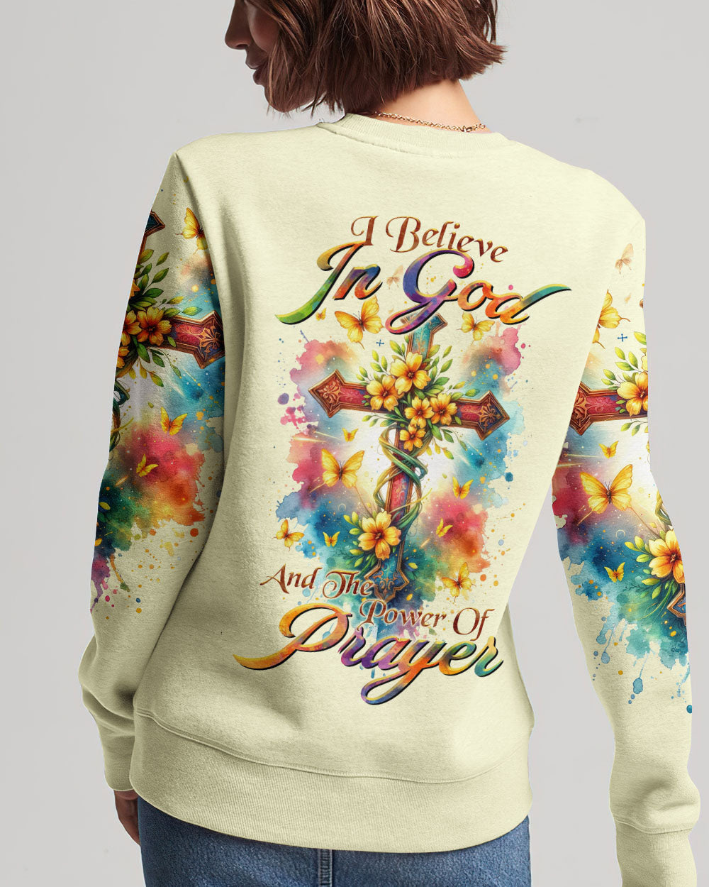 I Believe In God Women's All Over Print Shirt - Tltr1811233, easychoo.com