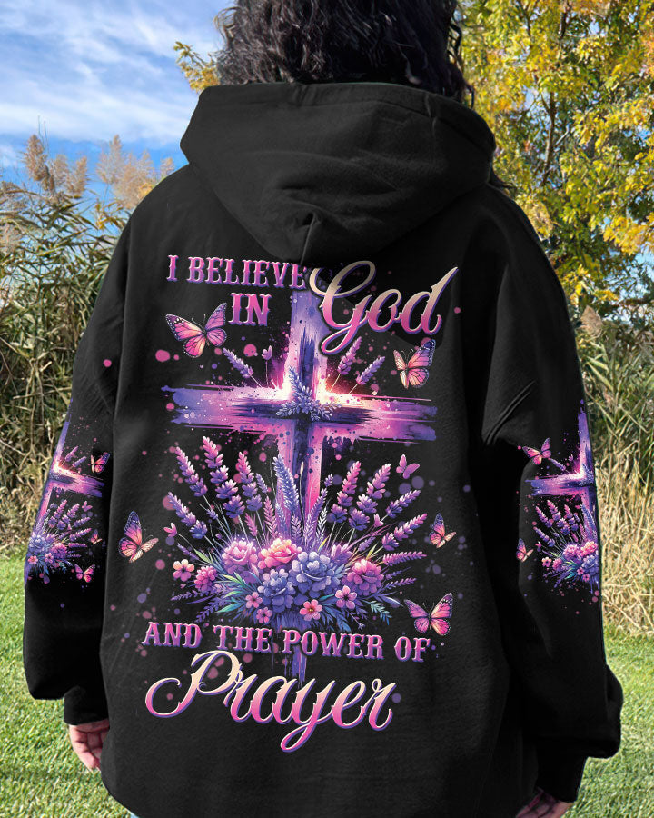 I Believe In God Lavender Women's All Over Print Shirt - Tltw1101243, easychoo.com