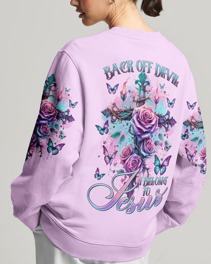 I Belong To Jesus Cross Rose Women's All Over Print Shirt - Tltr2401241, easychoo.com