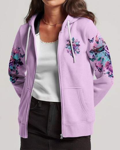 I Belong To Jesus Cross Rose Women's All Over Print Shirt - Tltr2401241, easychoo.com