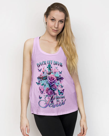 I Belong To Jesus Cross Rose Women's All Over Print Shirt - Tltr2401241, easychoo.com