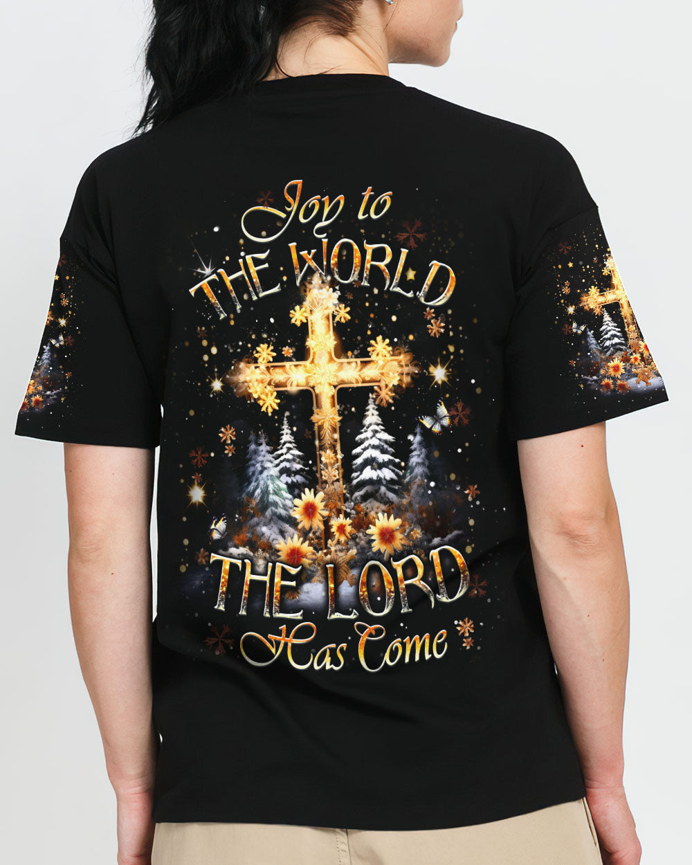 Joy To The World The Lord Christmas Women's All Over Print Shirt - Yhdu811233, easychoo.com