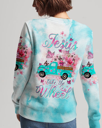 Jesus Take The Wheel Women's All Over Print Shirt - Tltw1711234, easychoo.com