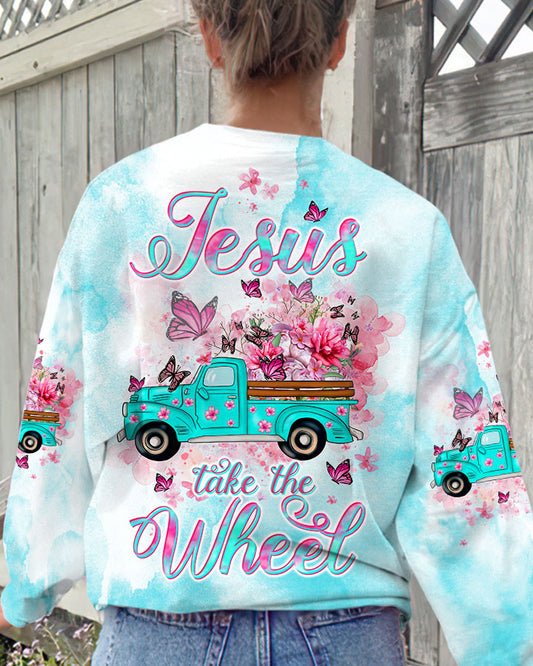 Jesus Take The Wheel Women's All Over Print Shirt - Tltw1711234, easychoo.com