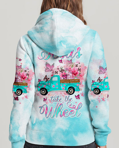 Jesus Take The Wheel Women's All Over Print Shirt - Tltw1711234, easychoo.com