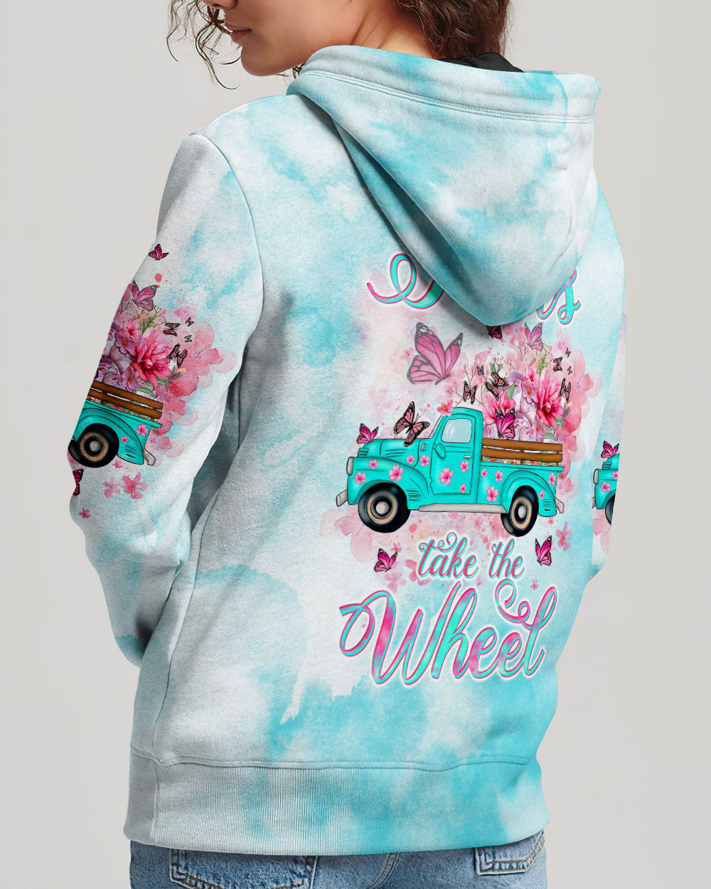 Jesus Take The Wheel Women's All Over Print Shirt - Tltw1711234, easychoo.com