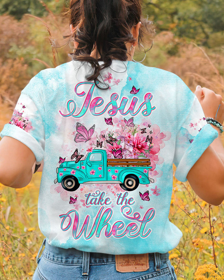 Jesus Take The Wheel Women's All Over Print Shirt - Tltw1711234, easychoo.com
