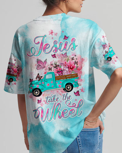 Jesus Take The Wheel Women's All Over Print Shirt - Tltw1711234, easychoo.com