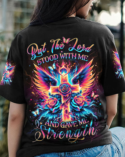 But The Lord Stood With Me Women's All Over Print Shirt - Yhlt2501244, easychoo.com