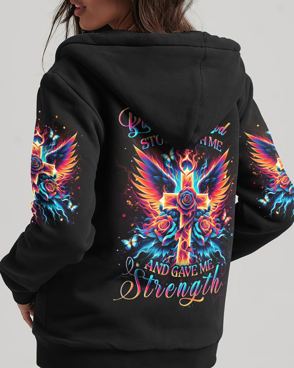 But The Lord Stood With Me Women's All Over Print Shirt - Yhlt2501244, easychoo.com