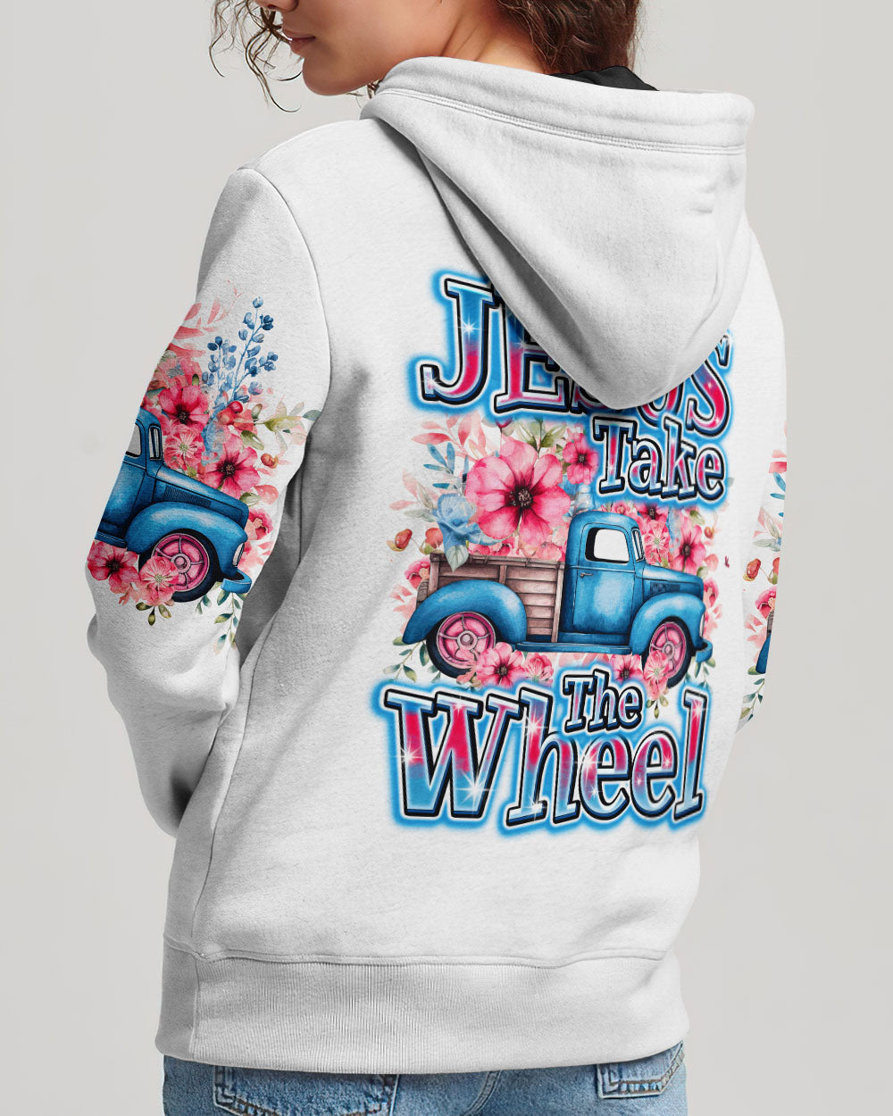 Jesus Take The Wheel Women's All Over Print Shirt - Ty1112231, easychoo.com