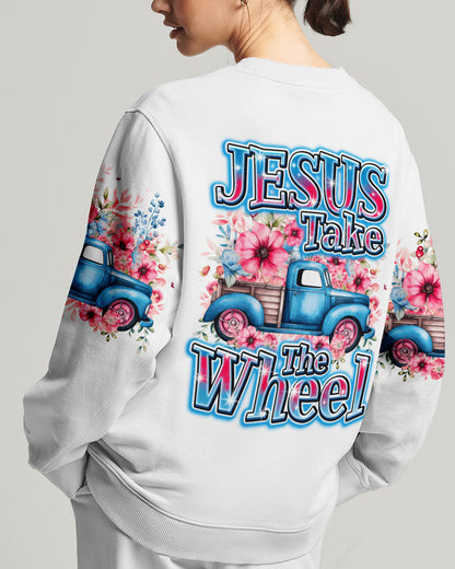 Jesus Take The Wheel Women's All Over Print Shirt - Ty1112231, easychoo.com